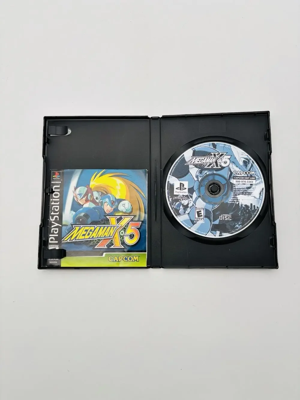 Mega Man X5 (Sony PlayStation 1, 2001) PS1 Disc And Manual Only Tested Works VG